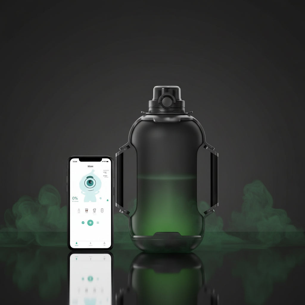 Slimme Hydratatie Waterfles Pro — 1,3 Liter met Lichtgevende Drinkherinnering & Bluetooth App
