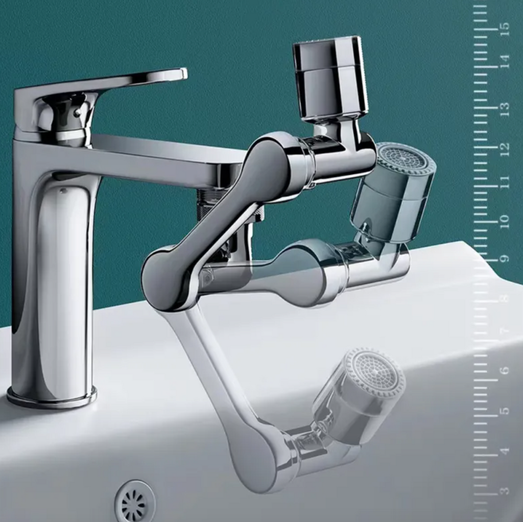 Draaibare kraanopzet 1080° – flexibele straal voor keuken en badkamer